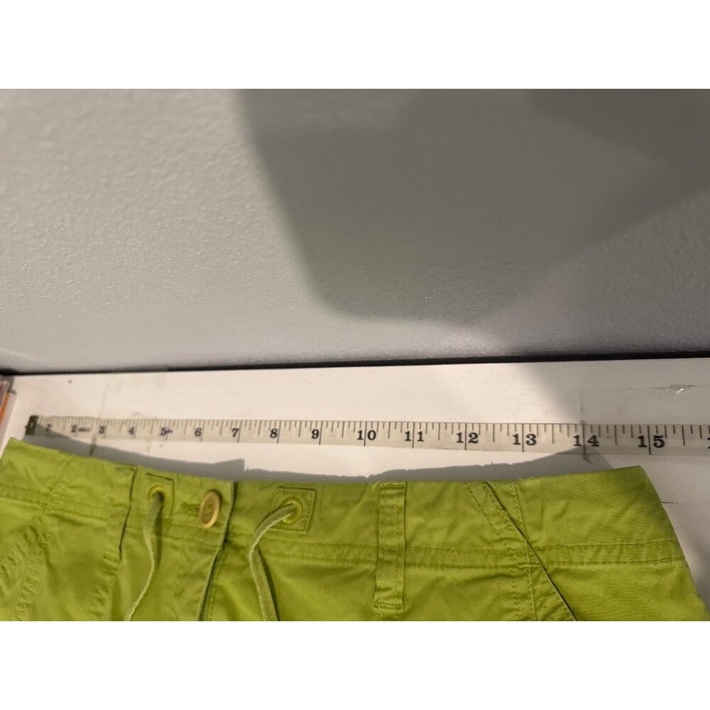 Talbots Womens Shorts Sz 6 Lime Green Stretch Poplin Outdoorsy Beachy Casual - Picture 7 of 11